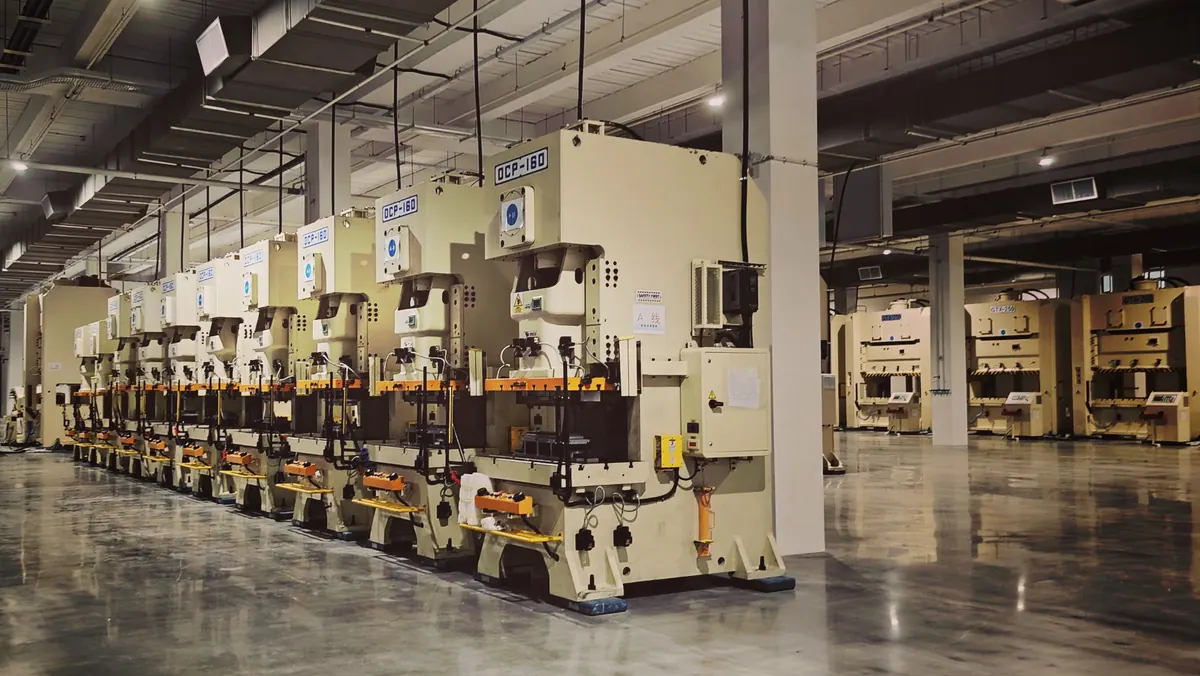 Industrial machinery used in production equipment supply